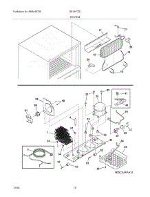 09 - System parts for Frigidaire Refrigerator GS18HTZDQ9 from AppliancePartsPros.com