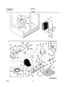 13 - System parts for Frigidaire Refrigerator GS26HSZCB1 from AppliancePartsPros.com