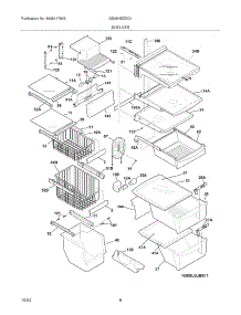 09 - Shelves parts for Frigidaire Refrigerator GS26HSZDQ1 from AppliancePartsPros.com