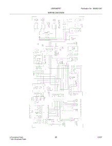 25 - Wiring Diagram parts for Frigidaire Refrigerator LESR26EFE7 from AppliancePartsPros.com