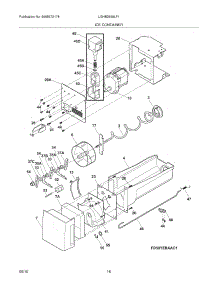 15 - Ice Container parts for Frigidaire Refrigerator LGHB2869LF1 from AppliancePartsPros.com
