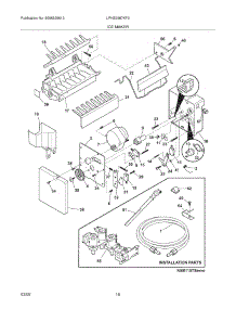 19 - Ice Maker parts for Frigidaire Refrigerator LPHS2687KF0 from AppliancePartsPros.com