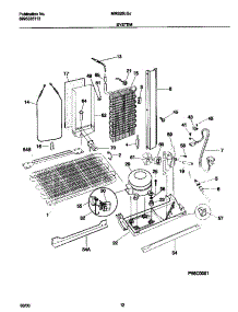07 - System parts for Frigidaire Refrigerator MRS26LGJW0 from AppliancePartsPros.com