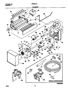 10 - Ice Maker parts for Frigidaire Refrigerator MRS26LGJW0 from AppliancePartsPros.com