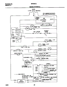 11 - Wiring Diagram parts for Frigidaire Refrigerator MRS26LGJW0 from AppliancePartsPros.com