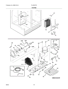 13 - System parts for Frigidaire Refrigerator PLHS237ZDB1 from AppliancePartsPros.com