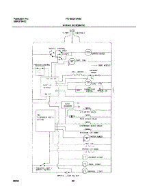 20 - Wiring Schematic parts for Frigidaire Refrigerator PLHS237ZAB5 from AppliancePartsPros.com
