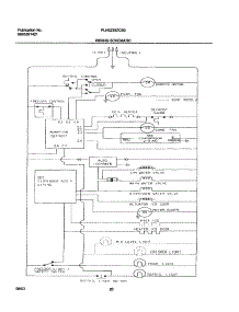 20 - Wiring Schematic parts for Frigidaire Refrigerator PLHS239ZCB0 from AppliancePartsPros.com