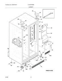 07 - Cabinet parts for Frigidaire Refrigerator PLHS37EESB2 from AppliancePartsPros.com