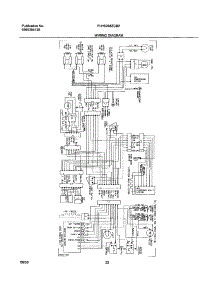 22 - Wiring Diagram parts for Frigidaire Refrigerator PLHS268ZCB2 from AppliancePartsPros.com
