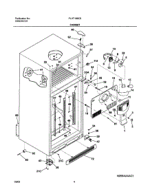 05 - Cabinet parts for Frigidaire Refrigerator PLHT189CSK2 from AppliancePartsPros.com