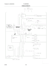 20 - Wiring Schematic parts for Frigidaire Refrigerator PLHS68EESB2 from AppliancePartsPros.com