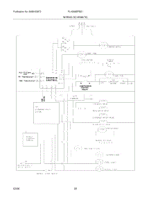 22 - Wiring Schematic parts for Frigidaire Refrigerator PLHS69EFSS1 from AppliancePartsPros.com