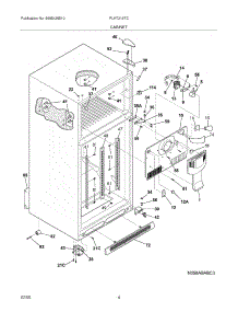 05 - Cabinet parts for Frigidaire Refrigerator PLHT219TCBP from AppliancePartsPros.com