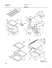 07 - Shelves parts for Frigidaire Refrigerator PLRT217TAB0 from AppliancePartsPros.com