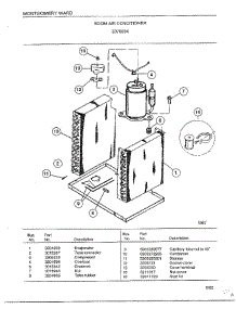 Room Air Conditioner Page 3 parts for Frigidaire Air Conditioner 5078004 from AppliancePartsPros.com