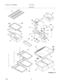 07 - Shelves parts for Frigidaire Refrigerator PLHT219SCK8 from AppliancePartsPros.com