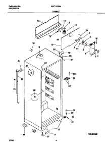 03 - Cabinet parts for Frigidaire Refrigerator WRT13GRHW0 from AppliancePartsPros.com