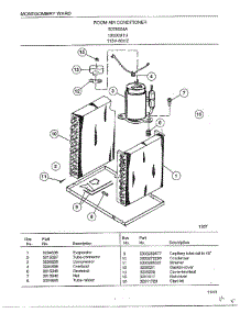 Room Air Conditioner Page 3 parts for Frigidaire Air Conditioner 5078004A from AppliancePartsPros.com