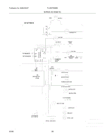20 - Wiring Schematic parts for Frigidaire Refrigerator PLHS37EESB2 from AppliancePartsPros.com