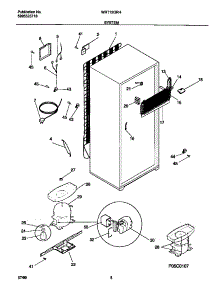 05 - System parts for Frigidaire Refrigerator WRT13GRHW0 from AppliancePartsPros.com