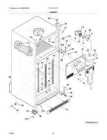 05 - Cabinet parts for Frigidaire Refrigerator PLHT219TCKS from AppliancePartsPros.com