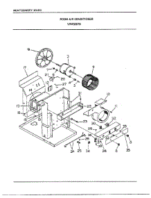 Room Air Conditioner Page 3 parts for Frigidaire Air Conditioner 5057B from AppliancePartsPros.com
