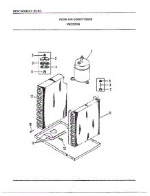 Room Air Conditioner Page 5 parts for Frigidaire Air Conditioner 5057B from AppliancePartsPros.com