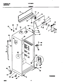 03 - Cabinet parts for Frigidaire Refrigerator TRT16NRHW0 from AppliancePartsPros.com