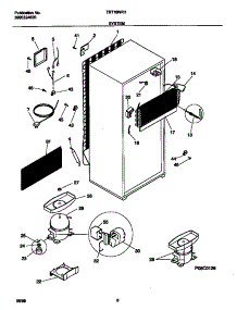 05 - System parts for Frigidaire Refrigerator TRT16NRHW0 from AppliancePartsPros.com