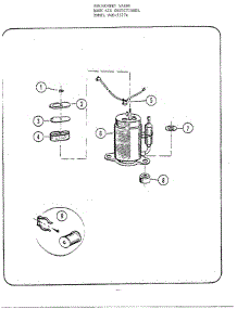 Room Air Conditioner Page 7 parts for Frigidaire Air Conditioner 5127A from AppliancePartsPros.com