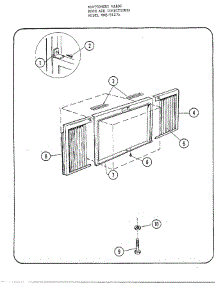 Room Air Conditioner Page 9 parts for Frigidaire Air Conditioner 5127A from AppliancePartsPros.com