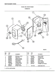 Room Air Conditioner Page 3 parts for Frigidaire Air Conditioner 5257G from AppliancePartsPros.com