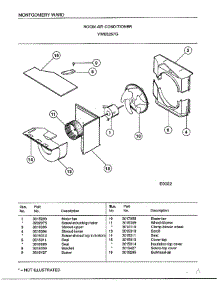 Room Air Conditioner Page 4 parts for Frigidaire Air Conditioner 5257G from AppliancePartsPros.com