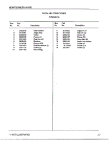 Room Air Conditioner Page 2 parts for Frigidaire Air Conditioner 5257G from AppliancePartsPros.com