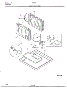 Compressor parts for Frigidaire Air Conditioner 5263004B from AppliancePartsPros.com