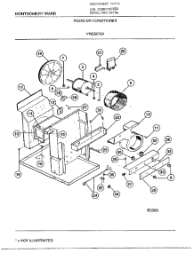 Room Air Conditioner Page 3 parts for Frigidaire Air Conditioner 5078A from AppliancePartsPros.com