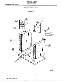 Room Air Conditioner Page 5 parts for Frigidaire Air Conditioner 5078A from AppliancePartsPros.com