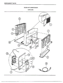 Room Air Conditioner Page 3 parts for Frigidaire Air Conditioner 5187B from AppliancePartsPros.com