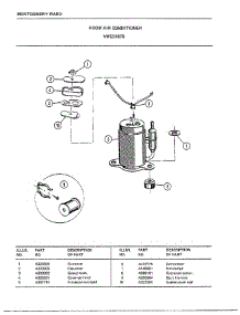 Room Air Conditioner Page 6 parts for Frigidaire Air Conditioner 5187B from AppliancePartsPros.com