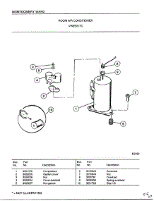 Room Air Conditioner parts for Frigidaire Air Conditioner 5317C from AppliancePartsPros.com