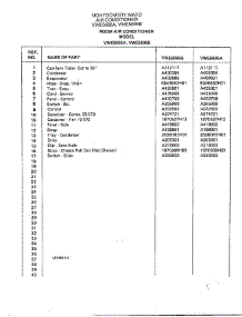 Room Air Conditioner Page 4 parts for Frigidaire Air Conditioner 5695A from AppliancePartsPros.com