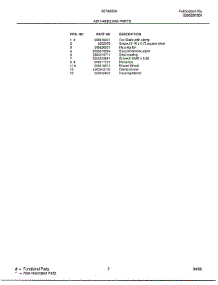 Air Handling parts for Frigidaire Air Conditioner 5079005A from AppliancePartsPros.com