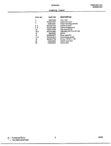 Control parts for Frigidaire Air Conditioner 5079005A from AppliancePartsPros.com