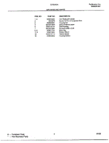 Air Handling parts for Frigidaire Air Conditioner 5079005A from AppliancePartsPros.com