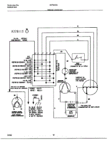 Wiring Diagram parts for Frigidaire Air Conditioner 5079005A from AppliancePartsPros.com