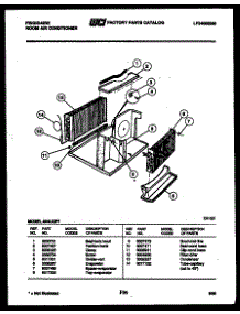 03 - Unit Parts parts for Frigidaire Air Conditioner A04LE2F1 from AppliancePartsPros.com