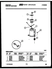 05 - Compressor Parts parts for Frigidaire Air Conditioner A04LE2F1 from AppliancePartsPros.com