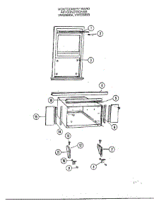 Room Air Conditioner Page 7 parts for Frigidaire Air Conditioner 5695A from AppliancePartsPros.com