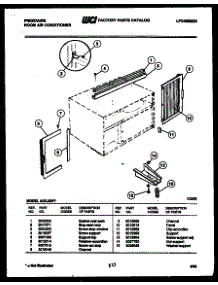 07 - Window Mounting Parts parts for Frigidaire Air Conditioner A04LE2F1 from AppliancePartsPros.com